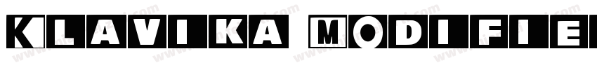 Klavika (Modified)字体转换